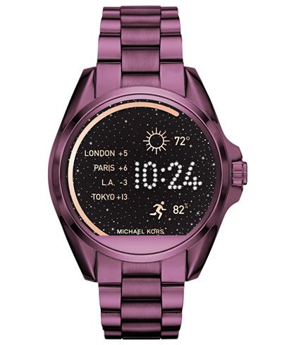 michael kors bradshaw smartwatch plum|Michael Kors bradshaw smartwatch instructions.